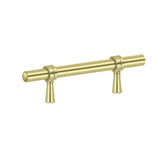 Deltana - Adjustable Pull 4-3/4'' - Polished Brass