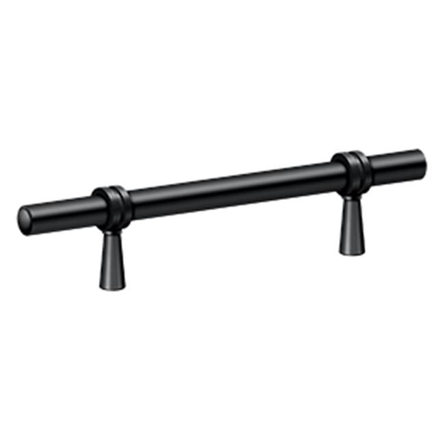 Deltana - Adjustable Pull 6-1/2'' - Paint Black
