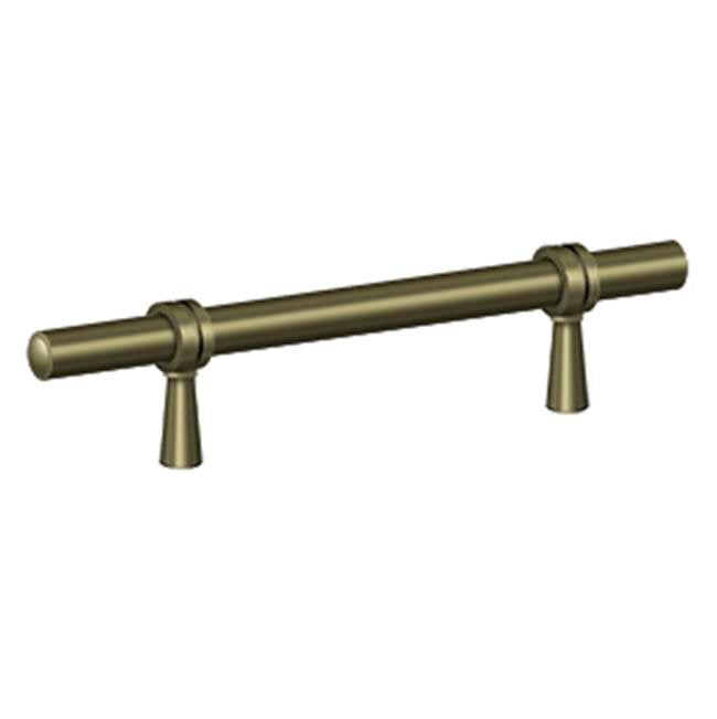 Deltana - Adjustable Pull 6-1/2'' - Antique Brass