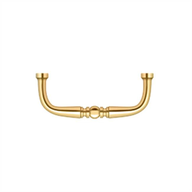 Deltana - Wire Pull, Traditional, 3'' - PVD Polished Brass