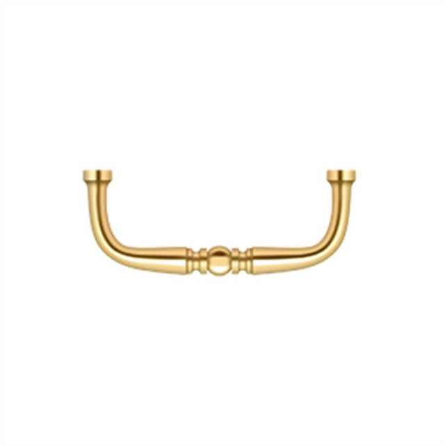 Deltana - Wire Pull, Traditional, 3'' - PVD Polished Brass