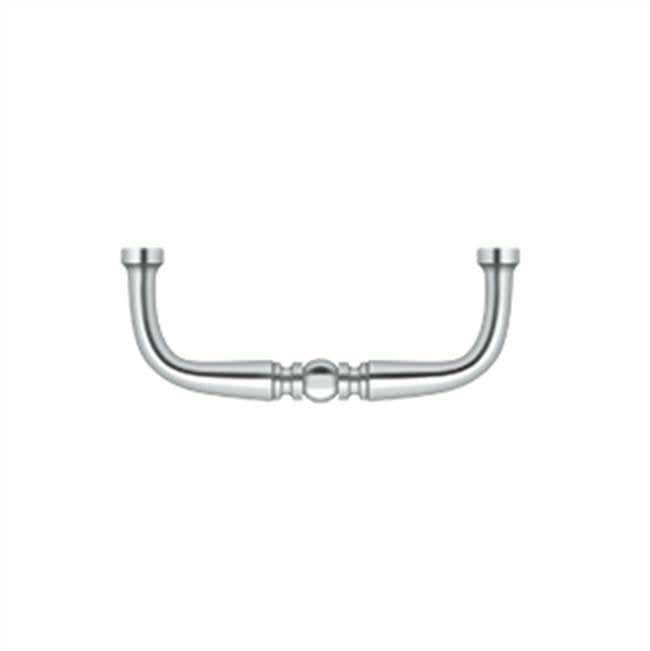 Deltana - Wire Pull, Traditional, 3'' - Polished Chrome