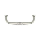 Deltana - Wire Pull, Traditional, 3-1/2'' - Brushed Nickel