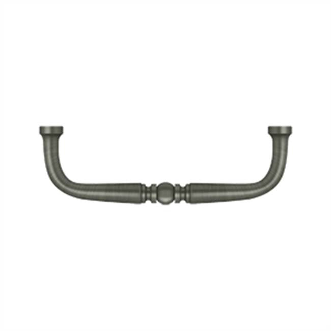 Deltana - Wire Pull, Traditional, 3-1/2'' - Antique Nickel