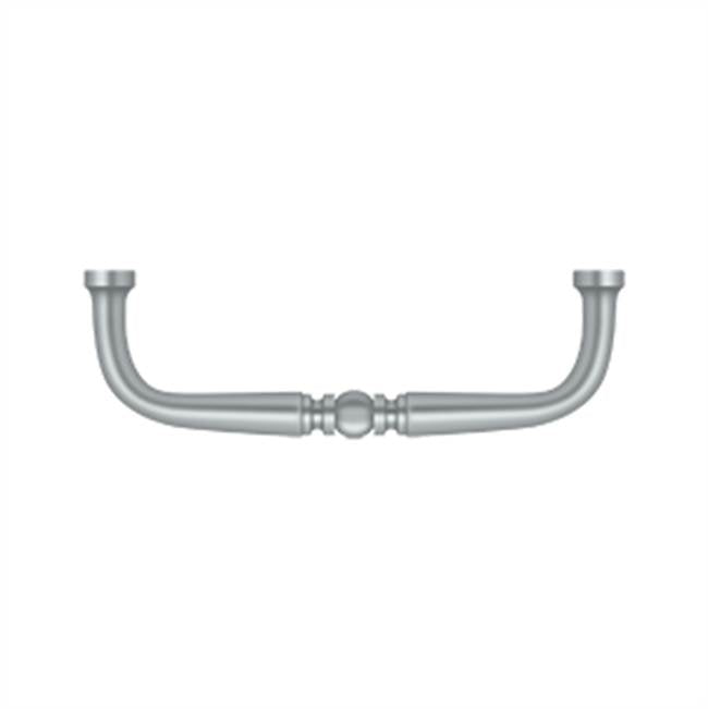 Deltana - Wire Pull, Traditional, 3-1/2'' - Brushed Chrome