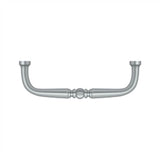 Deltana - Wire Pull, Traditional, 3-1/2'' - Brushed Chrome