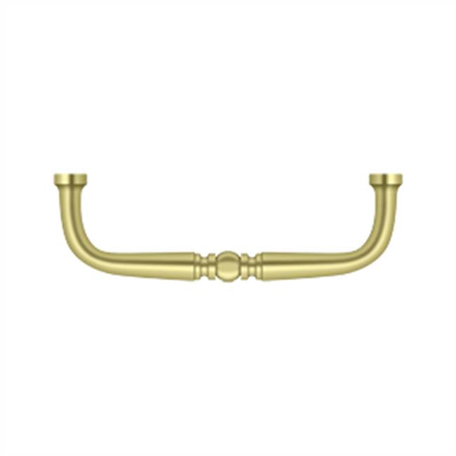 Deltana - Wire Pull, Traditional, 3-1/2'' - Polished Brass