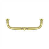 Deltana - Wire Pull, Traditional, 3-1/2'' - Polished Brass