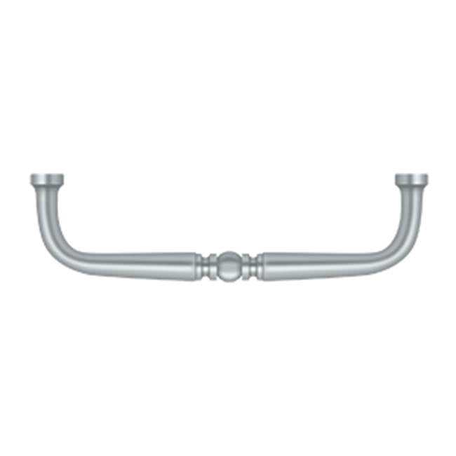 Deltana - Wire Pull, Traditional, 4'' - Brushed Chrome