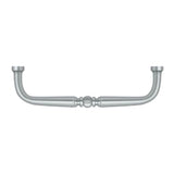 Deltana - Wire Pull, Traditional, 4'' - Brushed Chrome