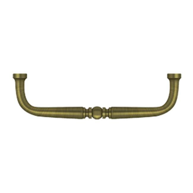 Deltana - Wire Pull, Traditional, 4'' - Antique Brass