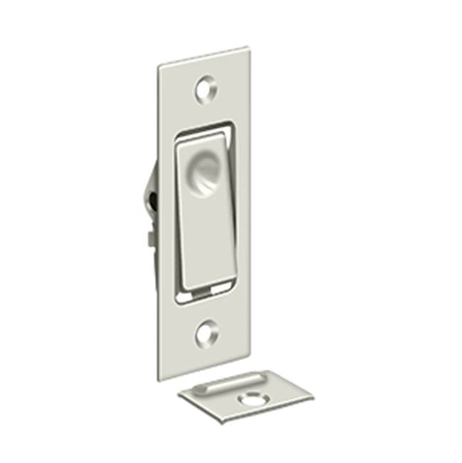 Deltana - Pocket Door Bolt, Jamb bolt - Polished Nickel