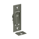 Deltana - Pocket Door Bolt, Jamb bolt - Antique Nickel
