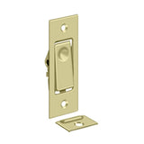 Deltana - Pocket Door Bolt, Jamb bolt - Unlacquered Brass