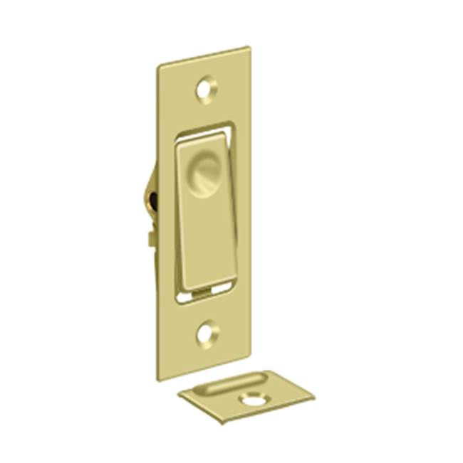 Deltana - Pocket Door Bolt, Jamb bolt - Polished Brass