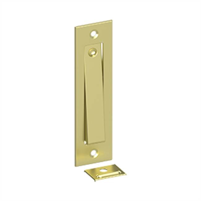 Deltana - 4-5/8'' x 1-1/4'' Jamb Bolt - Polished Brass