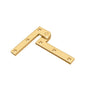 Deltana - 3-7/8'' x 5/8'' x 1-5/8'' Hinge - PVD Polished Brass