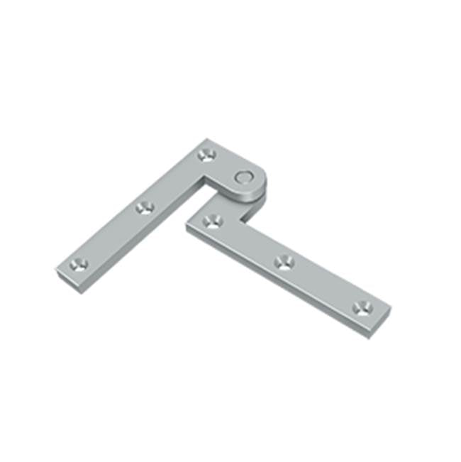 Deltana - 3-7/8'' x 5/8'' x 1-5/8'' Hinge - Brushed Chrome