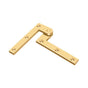 Deltana - 4-3/8'' x 5/8'' x 1-7/8'' Hinge - PVD Polished Brass