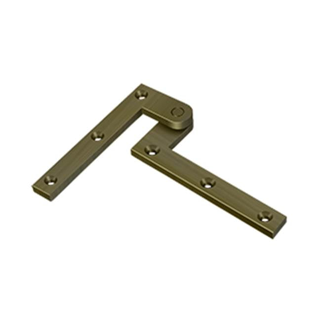 Deltana - 4-3/8'' x 5/8'' x 1-7/8'' Hinge - Antique Brass