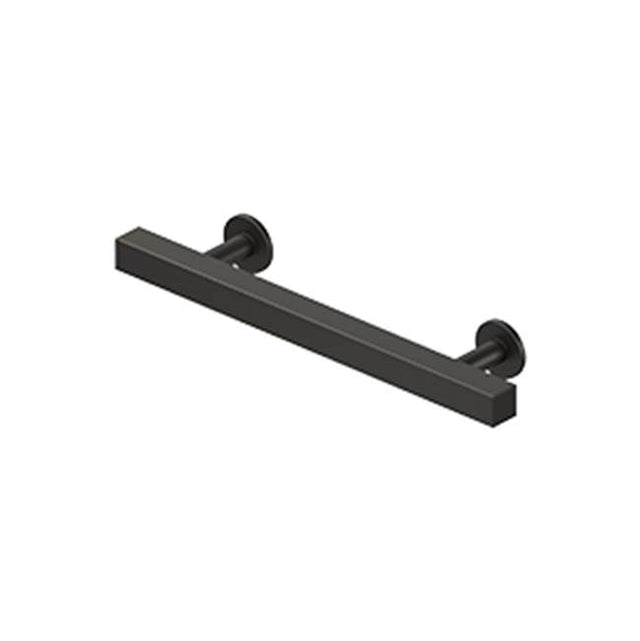 Deltana - Contemporary Cabinet Pull 4'', Pommel,  Solid Brass - Oil-rubbed Bronze