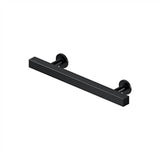 Deltana - Contemporary Cabinet Pull 4'', Pommel,  Solid Brass - Paint Black