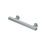 Deltana - Contemporary Cabinet Pull 4'', Pommel,  Solid Brass - Brushed Chrome