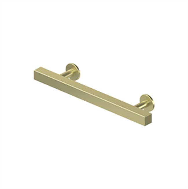 Deltana - Contemporary Cabinet Pull 4'', Pommel,  Solid Brass - Unlacquered Brass