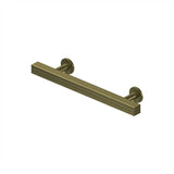 Deltana - Contemporary Cabinet Pull 4'', Pommel,  Solid Brass - Antique Brass