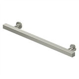 Deltana - Contemporary Cabinet Pull, 7'', Pommel, Solid Brass - Brushed Nickel
