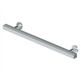 Deltana - Contemporary Cabinet Pull, 7'', Pommel, Solid Brass - Polished Chrome