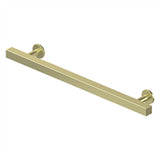 Deltana - Contemporary Cabinet Pull, 7'', Pommel, Solid Brass - Unlacquered Brass