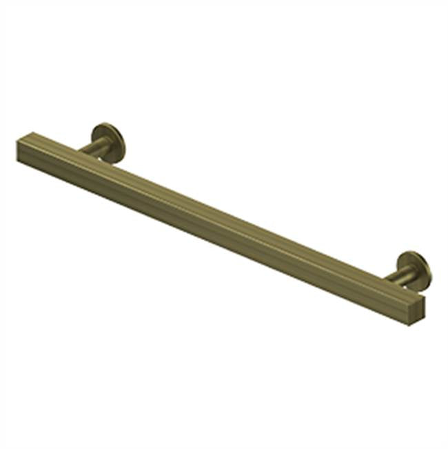Deltana - Contemporary Cabinet Pull, 7'', Pommel, Solid Brass - Antique Brass