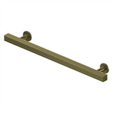 Deltana - Contemporary Cabinet Pull, 7'', Pommel, Solid Brass - Antique Brass