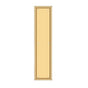 Deltana - Framed Push Plate, HD, 3 1/2'' x 15'' - PVD Polished Brass