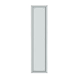 Deltana - Framed Push Plate, HD, 3 1/2'' x 15'' - Polished Chrome