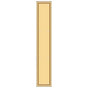 Deltana - Framed Push Plate, HD, 3 1/2'' x 20'' - PVD Polished Brass