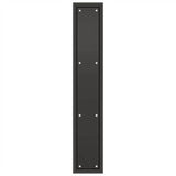 Deltana - Framed Push Plate, HD, 3 1/2'' x 20'' - Oil-rubbed Bronze