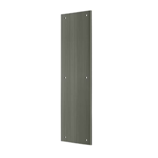 Deltana - Push Plate 3-1/2'' x 15'' - Antique Nickel