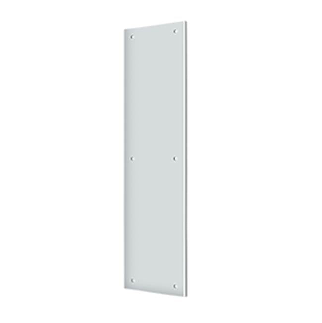 Deltana - Push Plate 3-1/2'' x 15'' - Polished Chrome