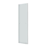Deltana - Push Plate 3-1/2'' x 15'' - Polished Chrome
