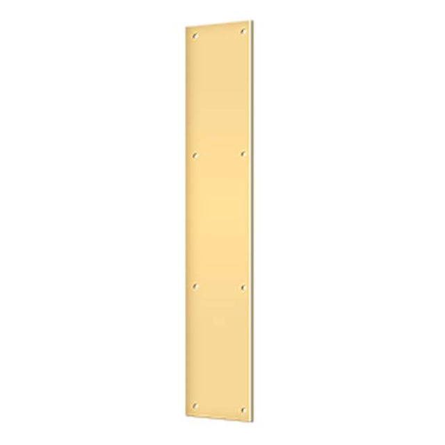 Deltana - Push Plate 3-1/2'' x 20'' - PVD Polished Brass