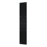 Deltana - Push Plate 3-1/2'' x 20'' - Paint Black