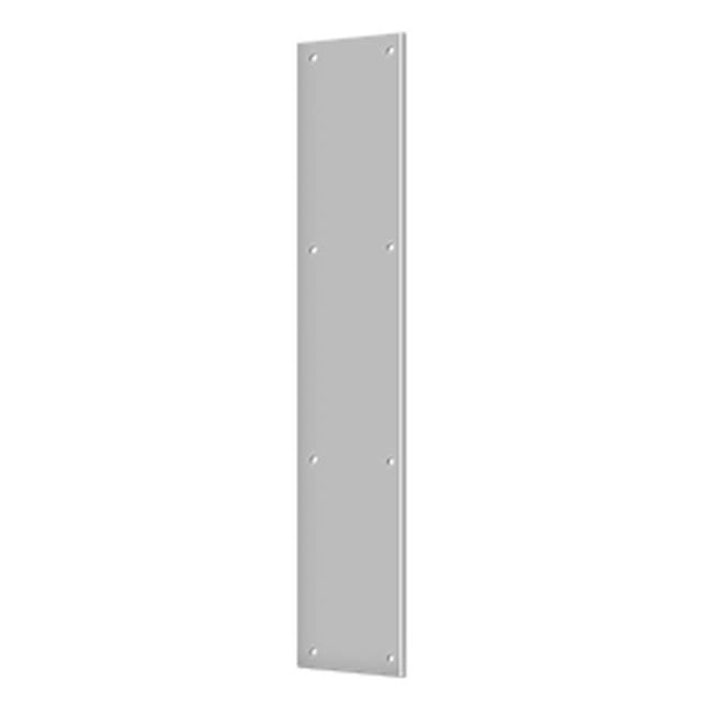 Deltana - Push Plate 3-1/2'' x 20'' - Brushed Stainless