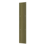 Deltana - Push Plate 3-1/2'' x 20'' - Antique Brass