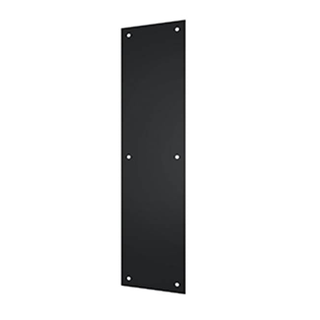 Deltana - Push Plate 4'' X 16'' S/S - Paint Black