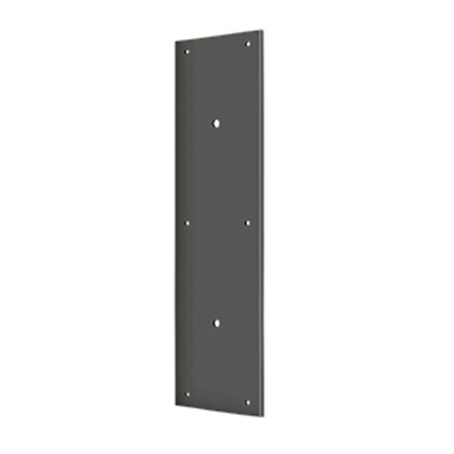 Deltana - Push Plate 15'' for 8'' Door Pull - Oil-rubbed Bronze