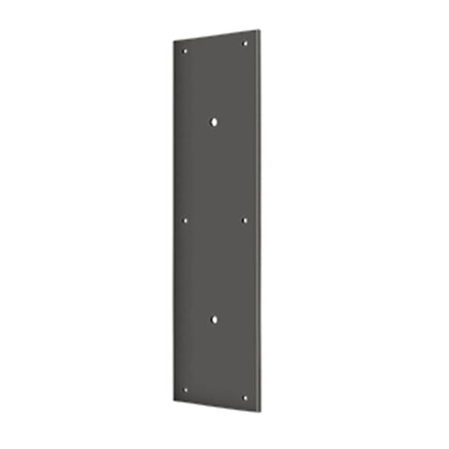 Deltana - Push Plate 15'' for 8'' Door Pull - Oil-rubbed Bronze