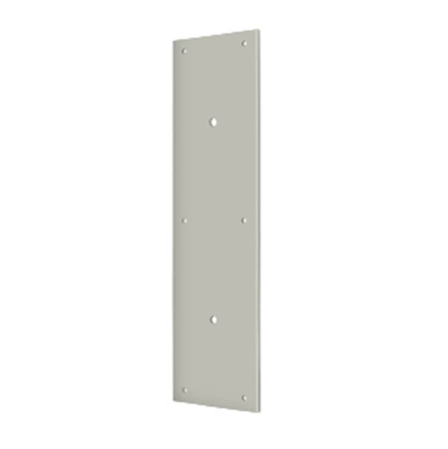 Deltana - Push Plate 15'' for 8'' Door Pull - Brushed Nickel