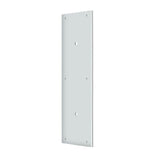Deltana - Push Plate 15'' for 8'' Door Pull - Polished Chrome